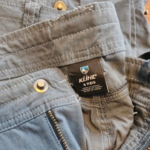 Kuhl Splash Roll-up pants size 8 reg, blue
